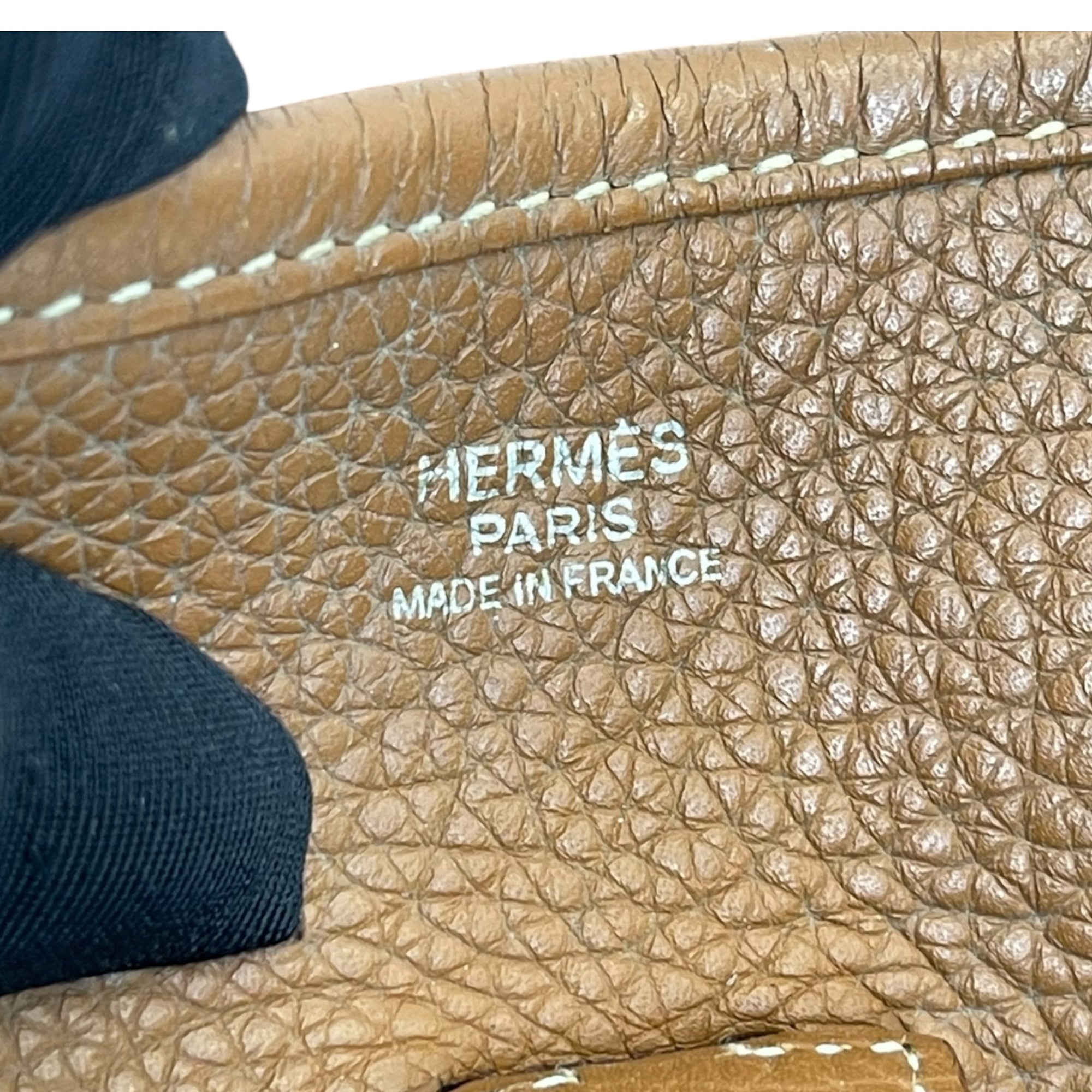 Hermes Evelyne 29 Tan Silver Hardware Bag