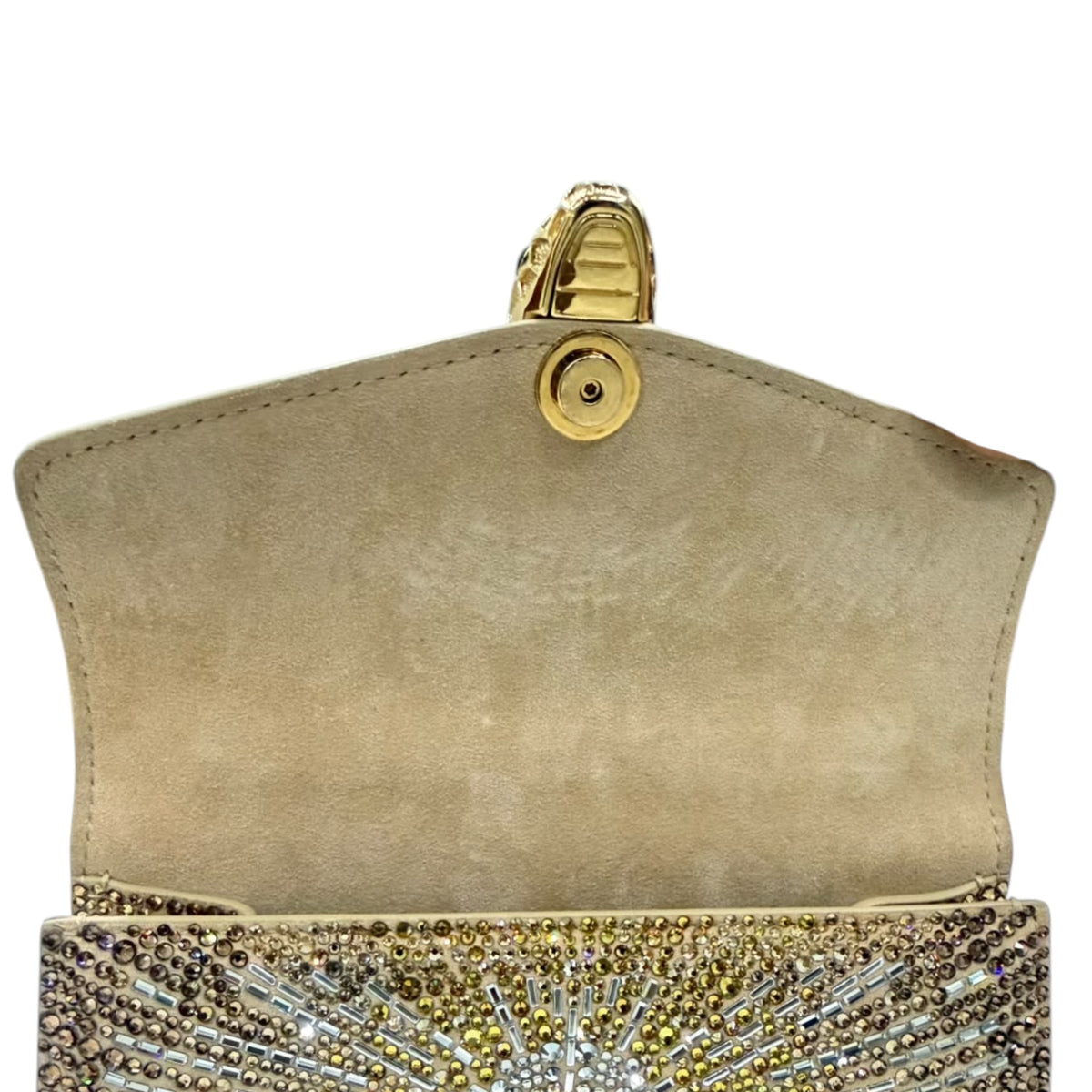 Bvlgari Serpenti Forever Mini multi crystal Top Handle Bag
