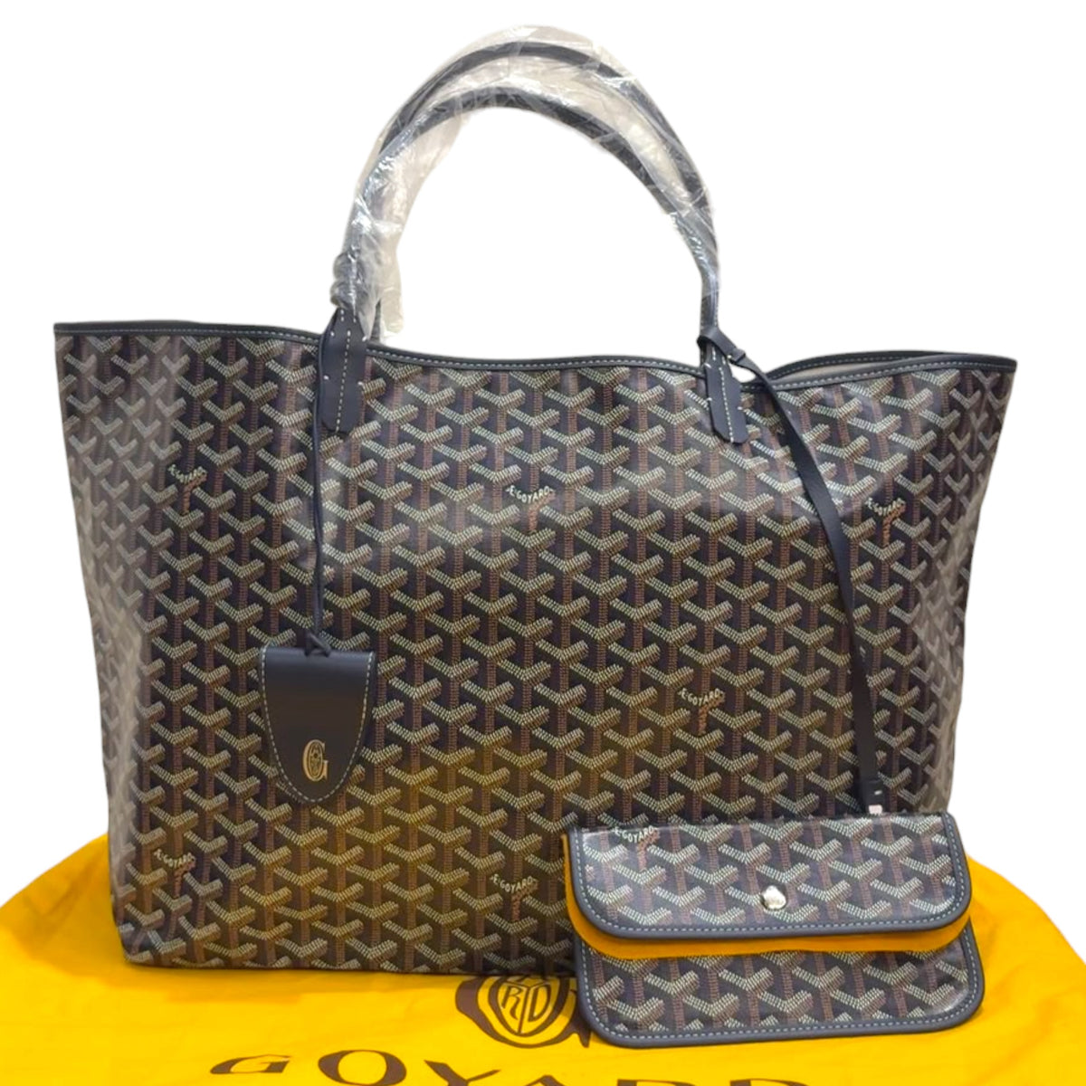 Goyard Saint Louis GM Navy Blue Tote Bag