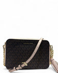 Michael Kors Jet Set Cream Logo Crossbody Bag