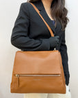 Givenchy Pandora Brown Pure brown Leather Medium Bag