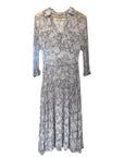 All Saints Snake Print Midi Dress