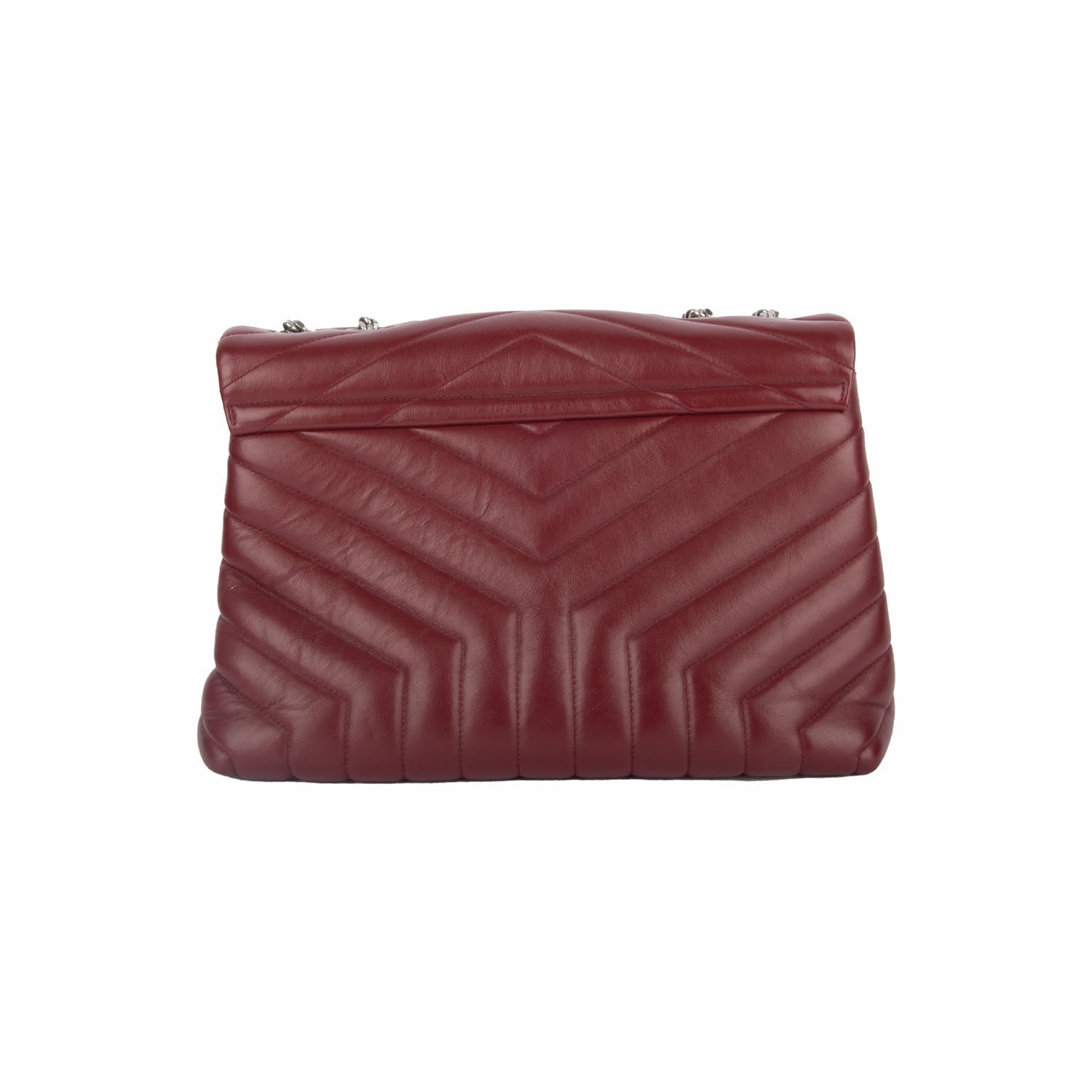 Monogram Loulou Matelasse Vitello Piumotto Red Calfskin Leather Bag