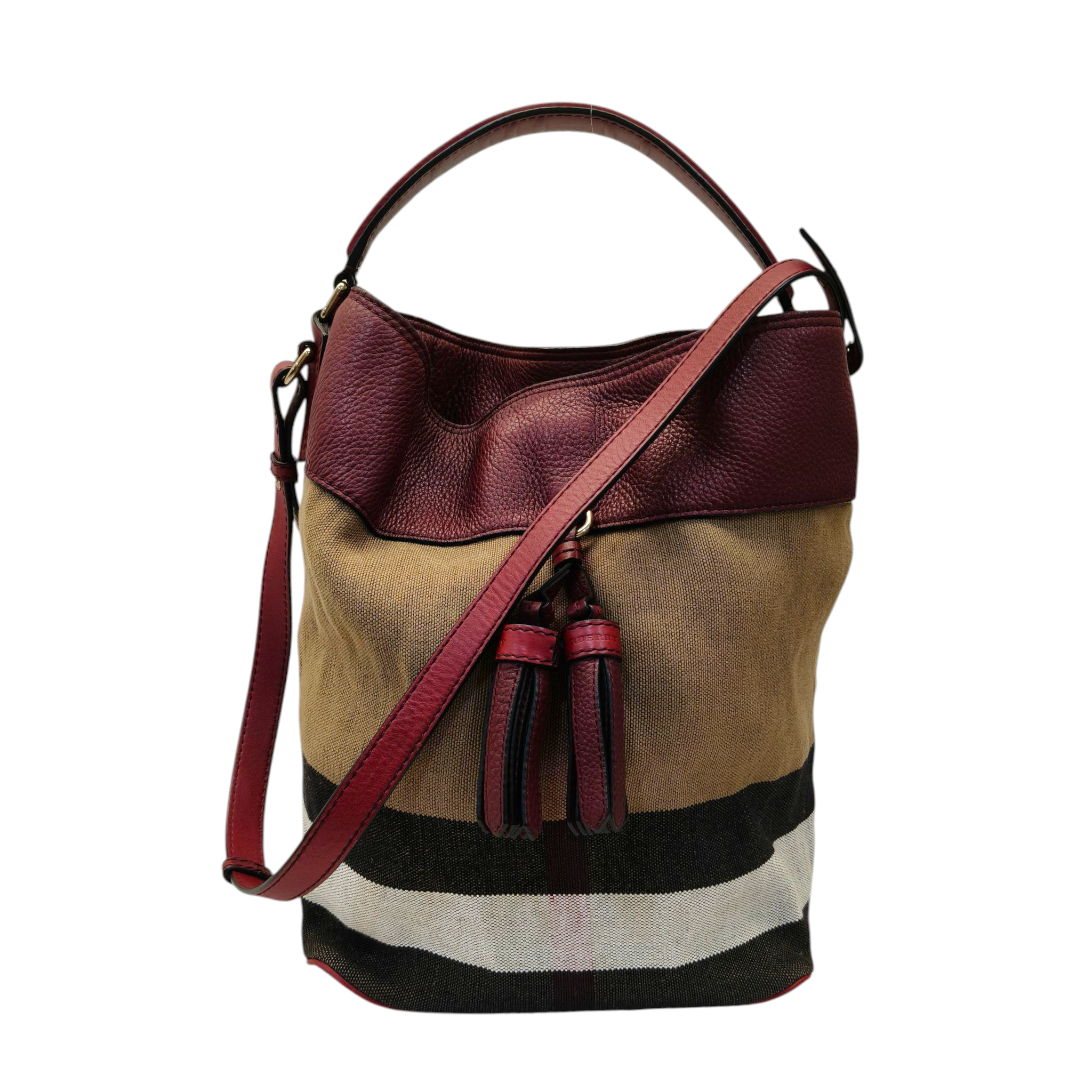 Burberry Ashby Cloth Handbag 