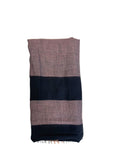 Burberry Gauze Fringed Edge Scarf Black/Pink Nova Check