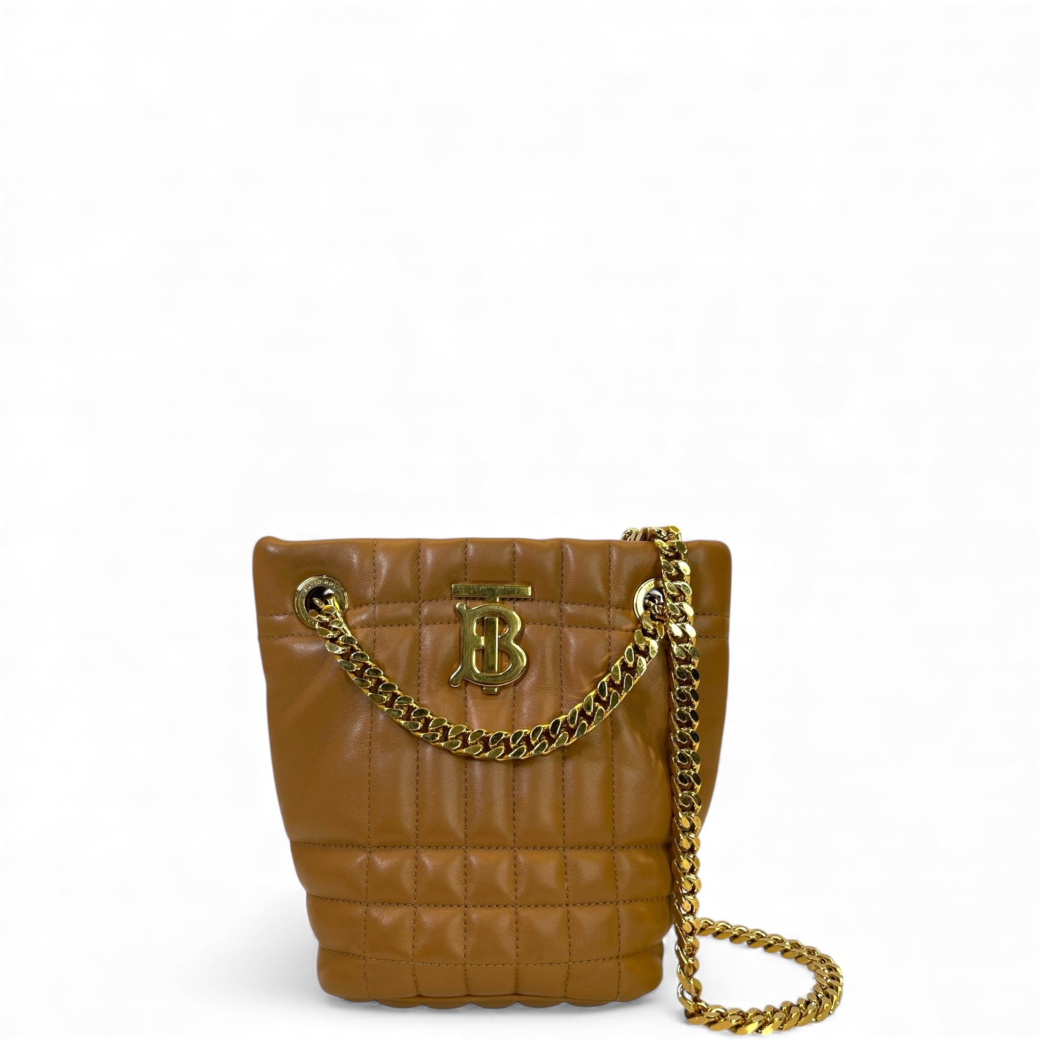 Burberry 'Lola Mini' bucket bag quilted lambskin leather