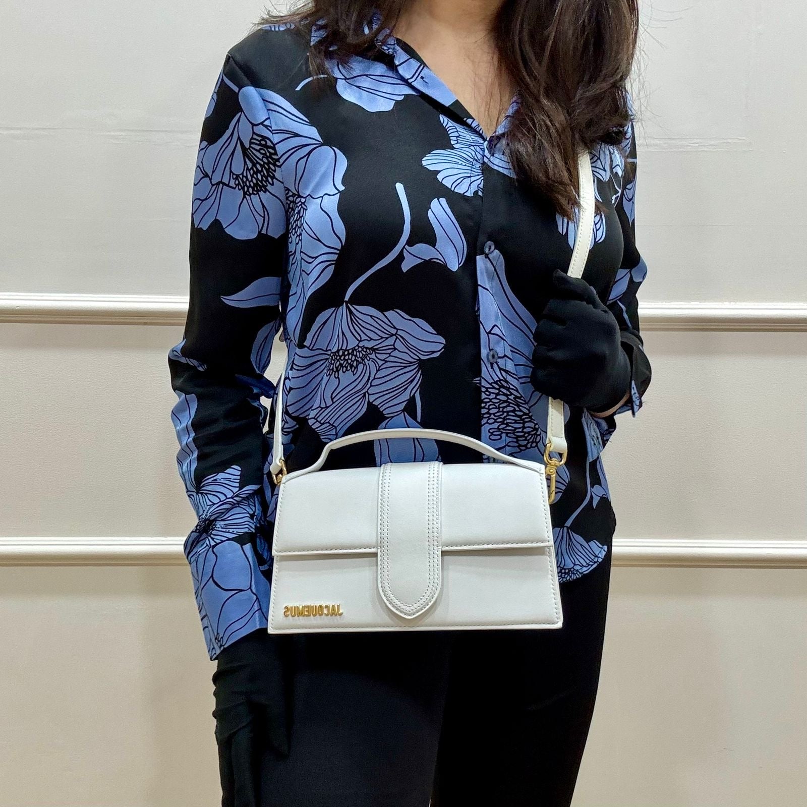 Jacquemus White The Large Bambino Bag