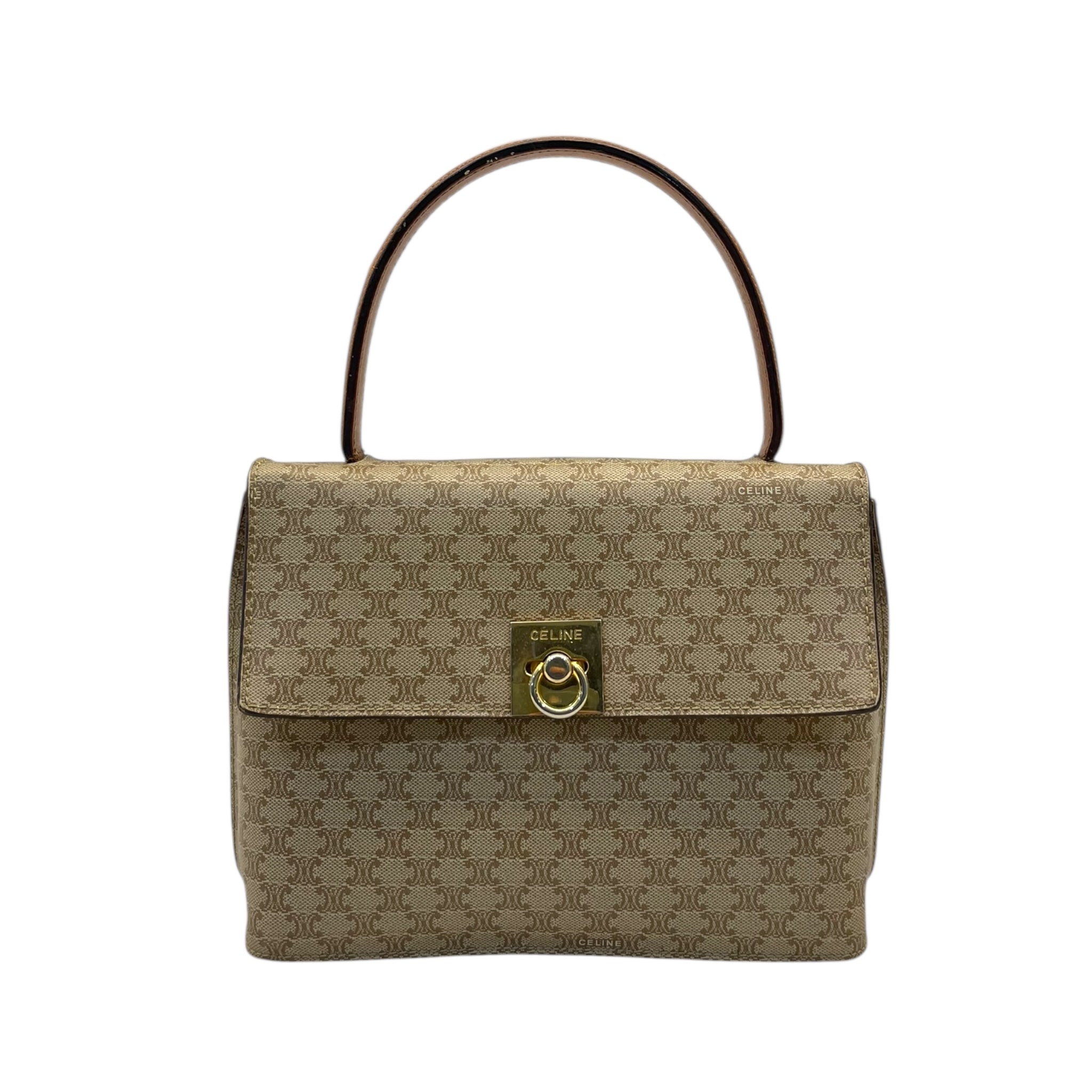 Celine Macadam Gancini Top Handle Bag