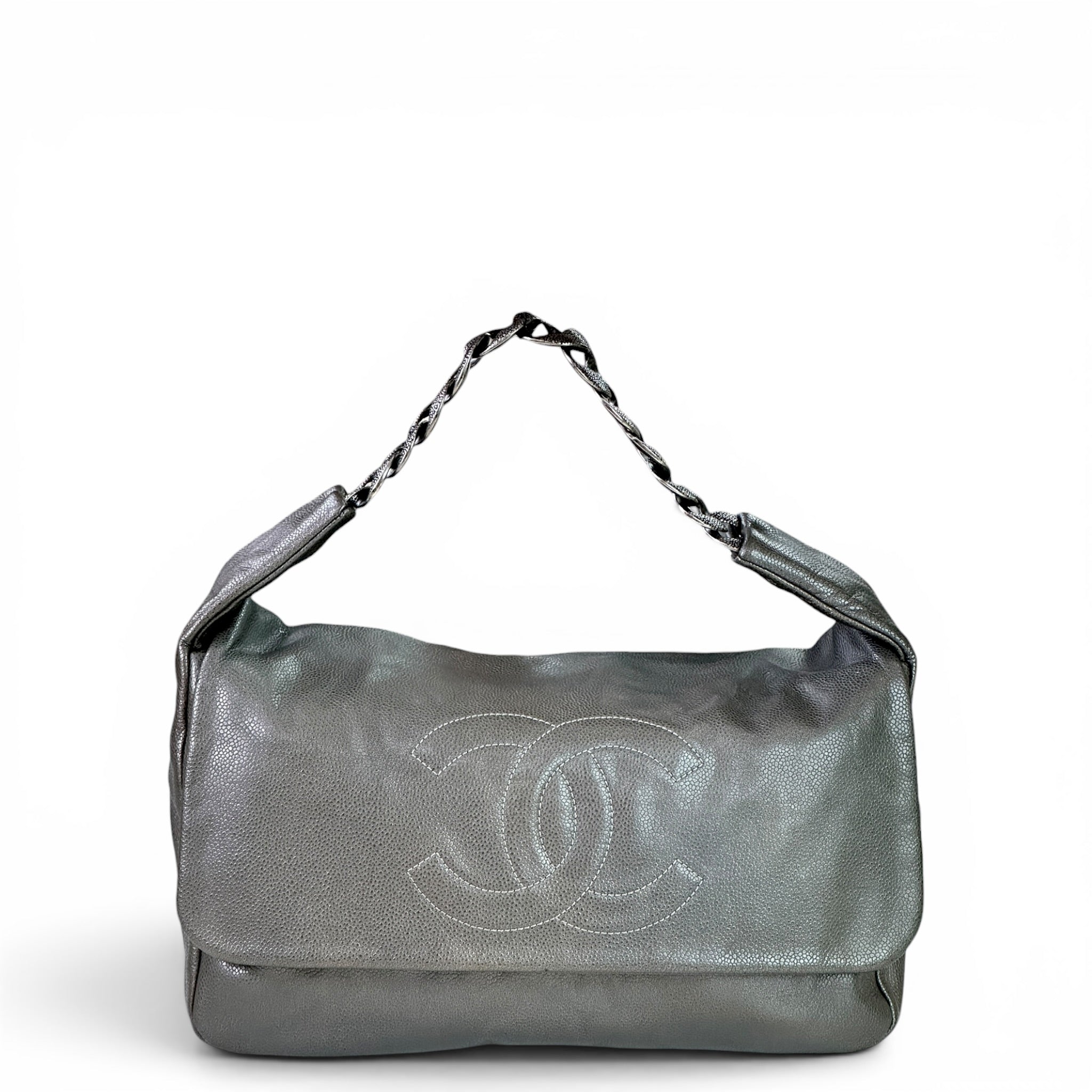 Chanel Flap Bag Caviar Leather Vintage