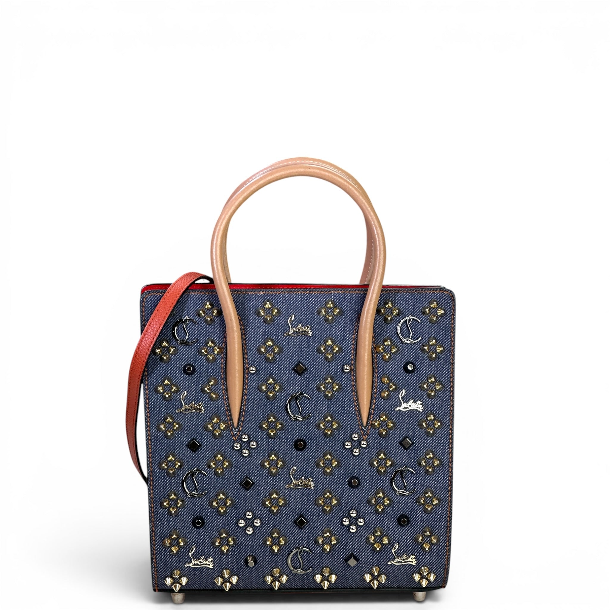 Christian Louboutin Paloma Medium Loubinthesky Denim Bag