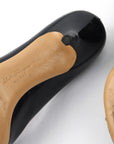 Patent Leather Vara Bow Peep Toe Pumps