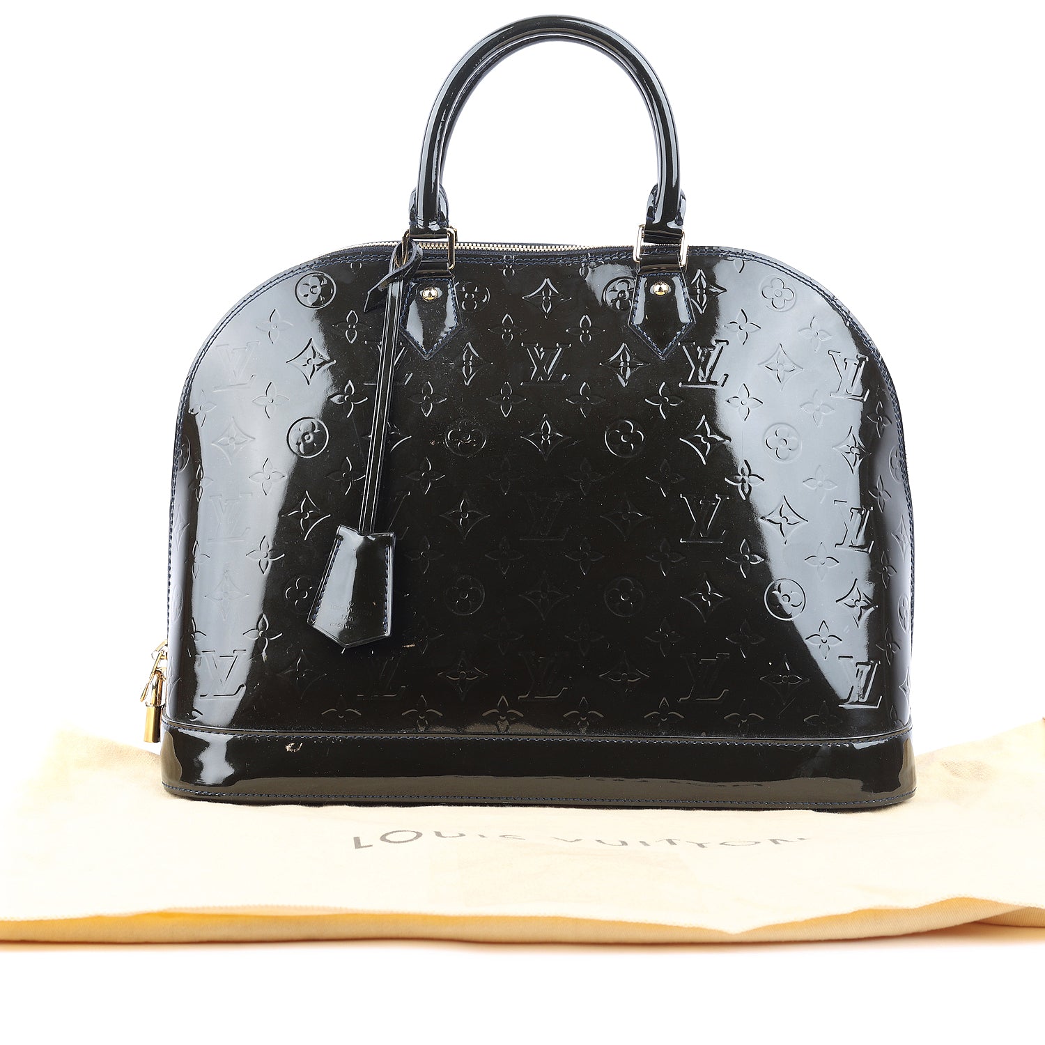 Louis Vuitton Terre D’Ombre Monogram Vernis Alma Bag