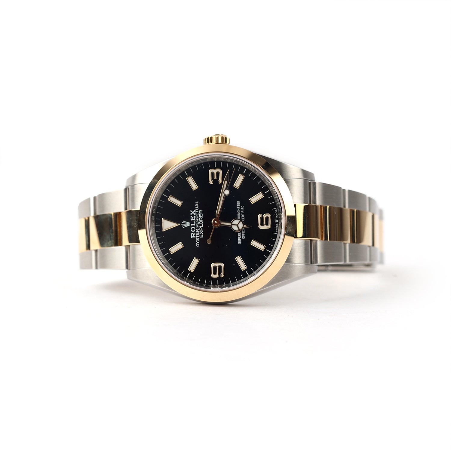 Rolex Oyster Perpetual Steel And Yellow Gold