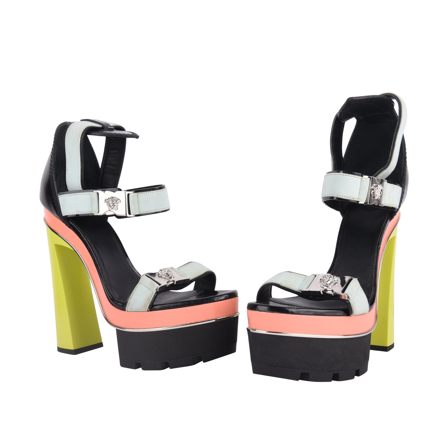 Black Multicoloured Heels-41&quot;