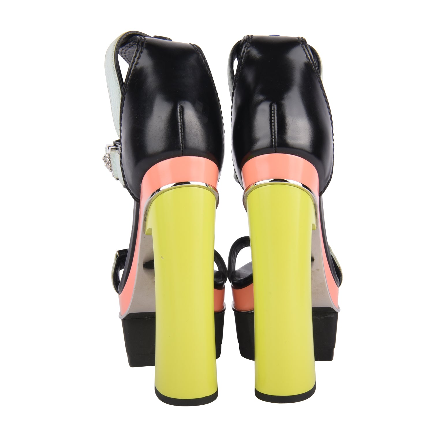 Black Multicoloured Heels-41&quot;