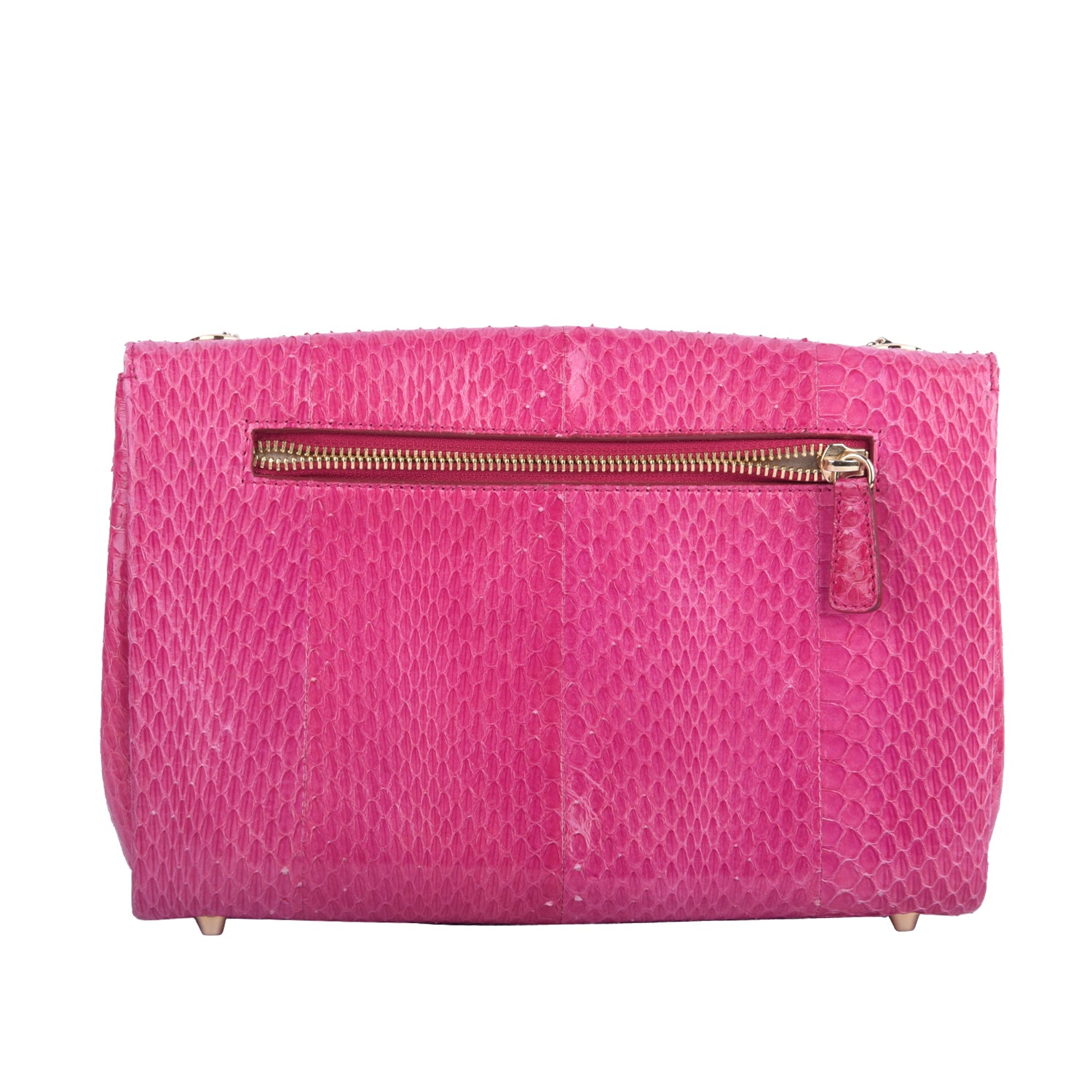 Pink Snakeskin Handbag