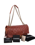 Chanel Burnt Red Quilted Caviar Flap Bag
