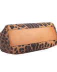 Leopard Print Coated Canvas & Leather Miss Sicily Bag