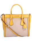 Yellow Structured Tote