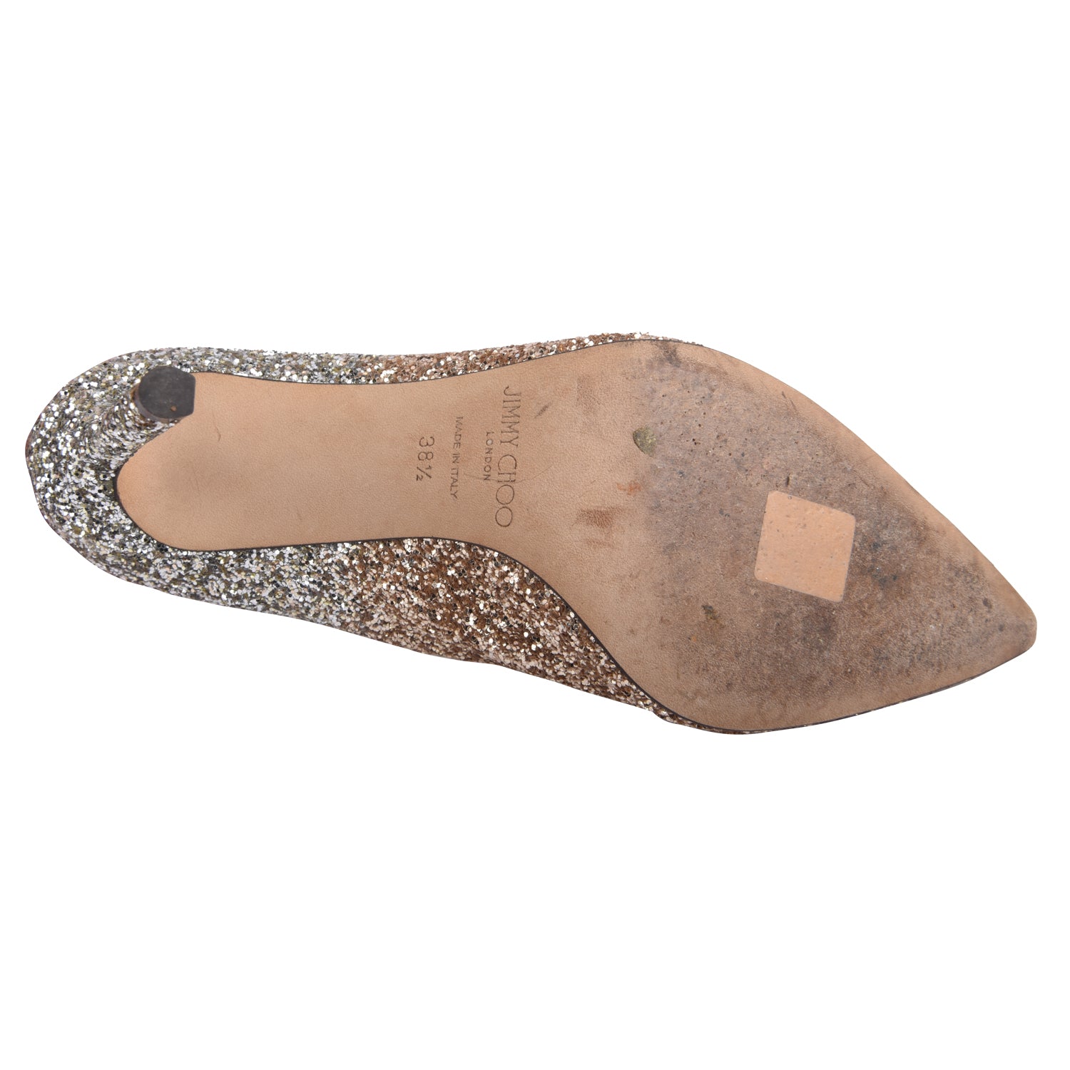 Glitter Degrade Pointed Pumps-38.5