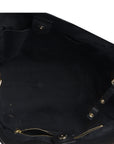 Black Soft Leather Medium Canterburg Shoulder Bag