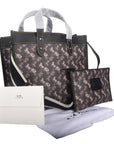 Coach Field tote with horse carriage print Bag