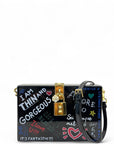 Dolce & Gabbana Box Bag Mural Print Leather Strap