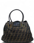 Fendi Mia Shoulder Bag Signature Tobacco Zucca Canvas