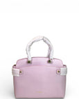 Furla Light Pink Leather Agata Satchel
