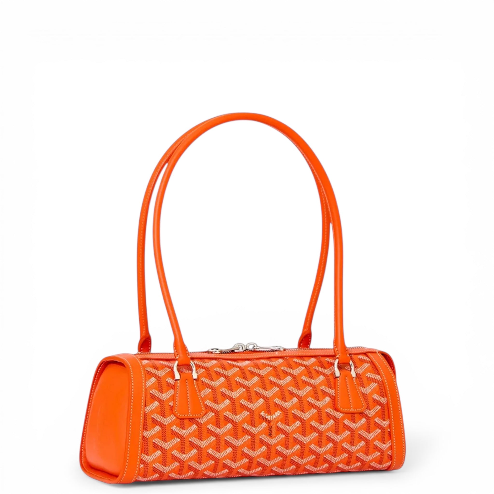 Goyard Bonbonnière Bag Orange Goyardine Canvas