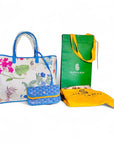 Goyard Le Jardin Saint Louis PM Tote Bag Sky blue Goyardine coated canvas