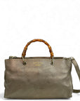 Gucci Bamboo Shopper Medium Leather Tote Bag