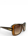Gucci Sunglasses brown tortoise acetate brown lenses