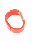 Orange Bangle Fiber Watch
