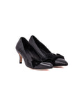 Rosalind Leather Pumps with Decorative Knot