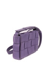 Cassette Intrecciato Purple Shoulder Bag