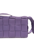 Cassette Intrecciato Purple Shoulder Bag