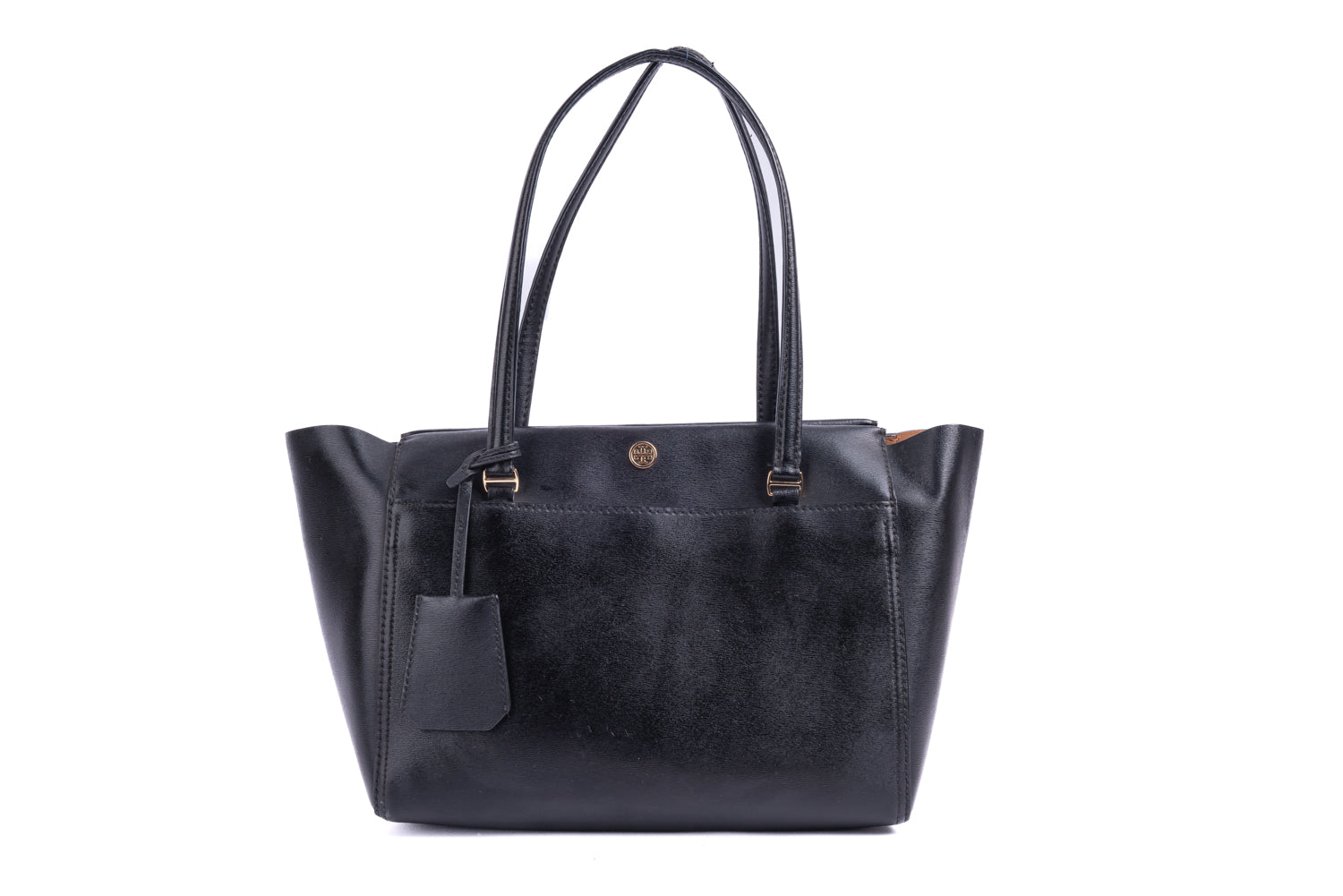 Tory Burch Parker Leather Black Tote