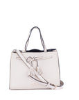White Leather Hayes Street Sam Tote Bag
