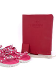 Valentino Rockstud Pink Leather Sandal