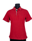 Red Polo Neck T-Shirt