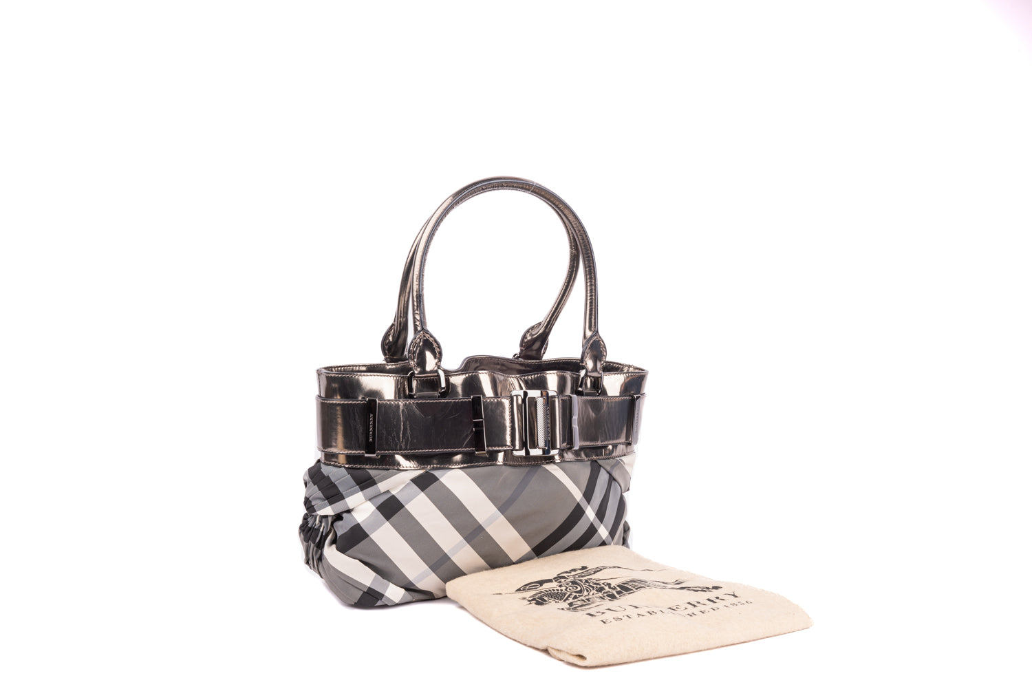 Burberry Beat Knotted Healy Metallic Bag