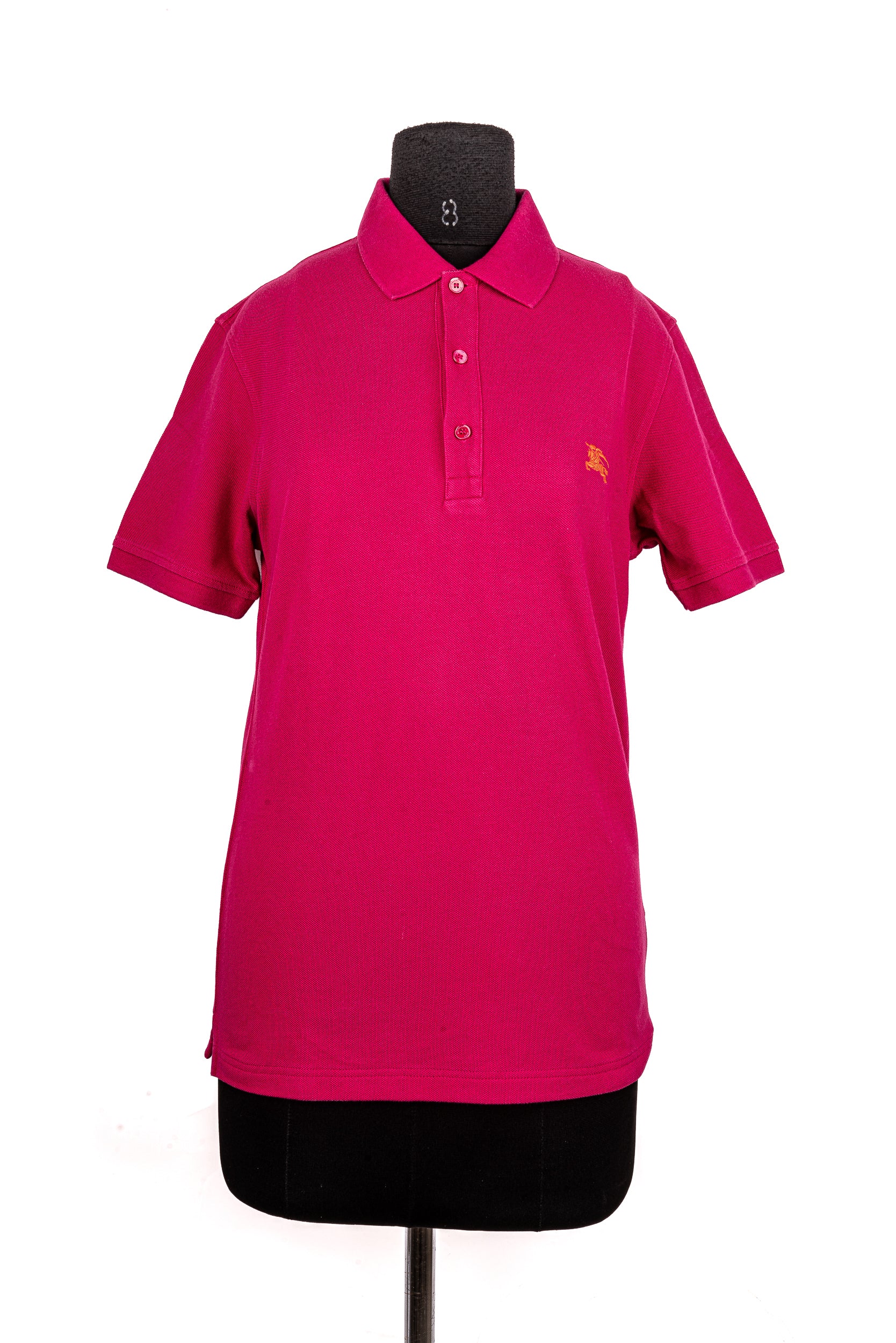 Pink Polo Neck T-Shirt