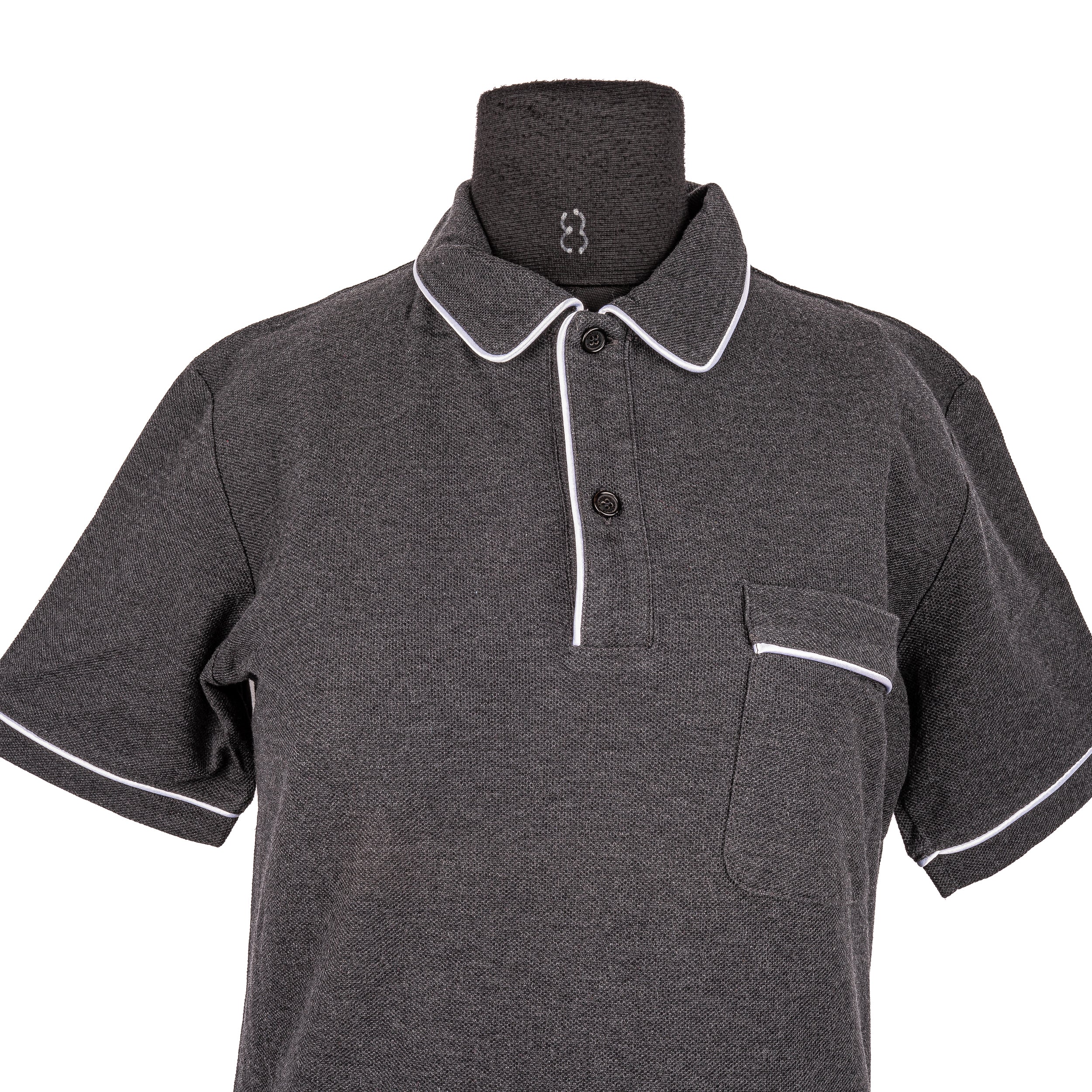 Black Polo Neck T-Shirt