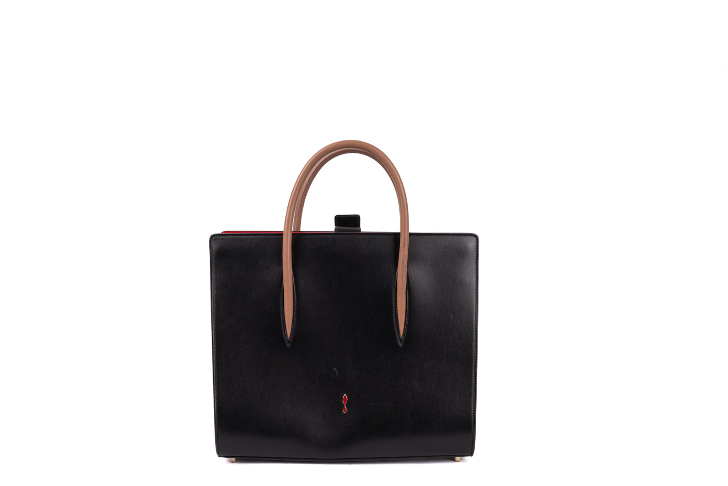 Christian Louboutin Black Leather Paloma Tote Bag