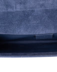 Black Microguccisima Patent Leather Broadway Clutch