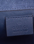 Black Microguccisima Patent Leather Broadway Clutch