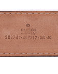 Bronze Leather Buckle Belt EU 40