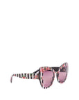 Dolce & Gabbana Floral Print Cat-Eye Sunglasses
