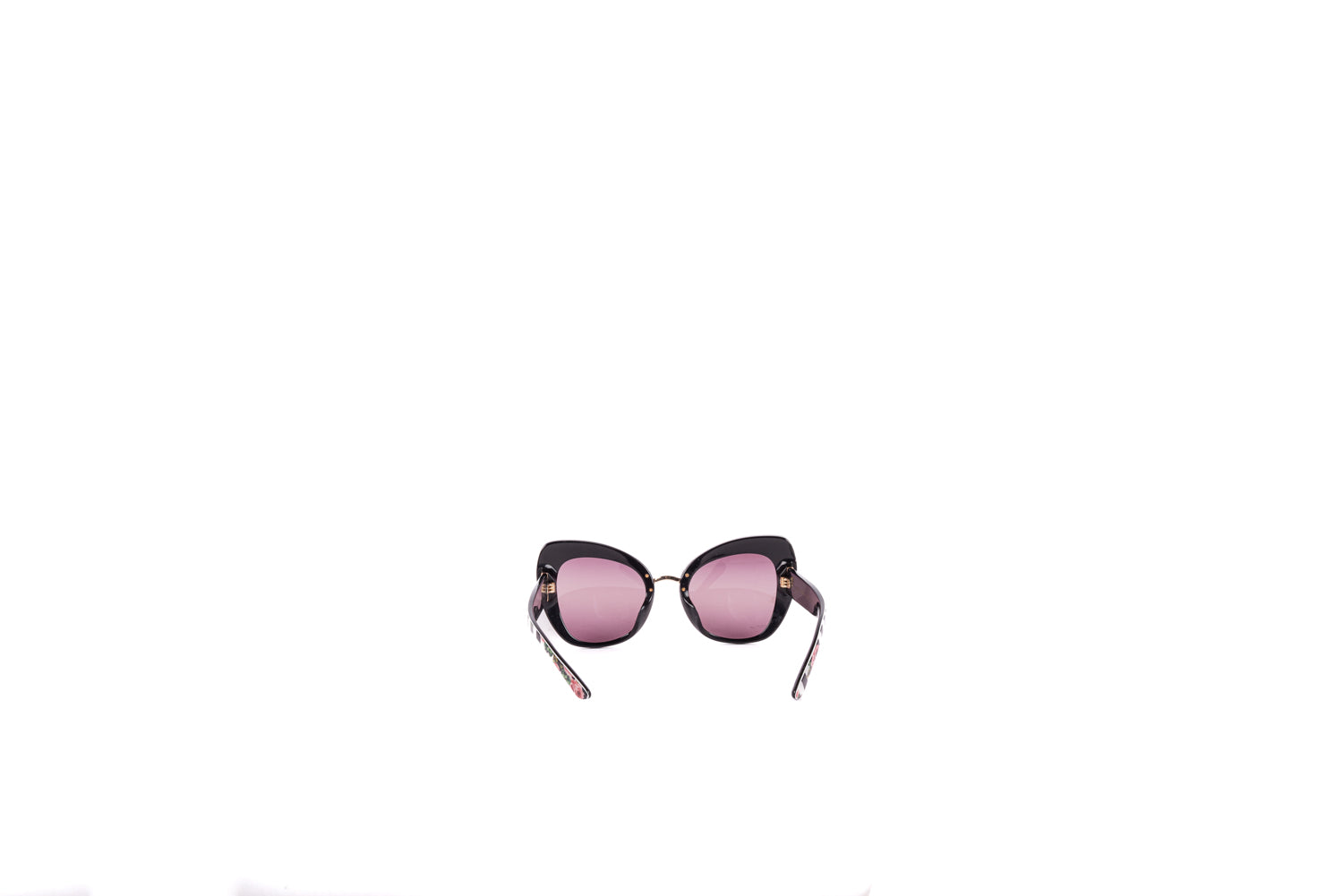 Dolce &amp; Gabbana Floral Print Cat-Eye Sunglasses
